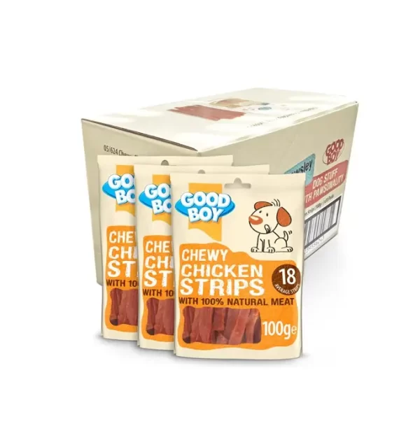 Good Boy Chewy Chicken Strips 100g