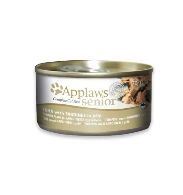 Applaws Cat Senior Tuna with Sardines 70g Tin