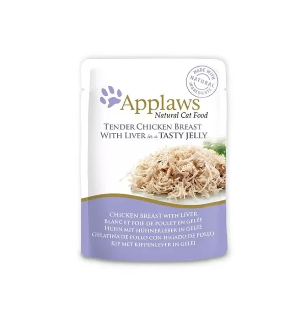 applaws cat chicken with Liver jelly pouch