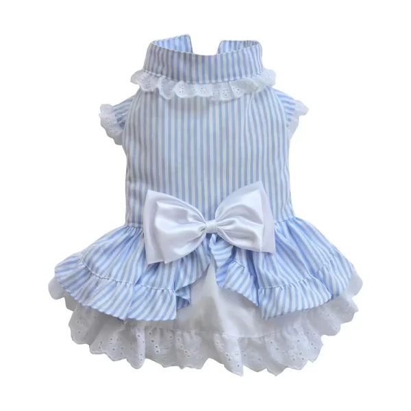 candy-striped-dog-dress-D436